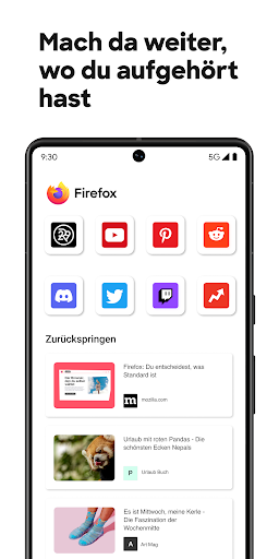 Le navigateur sécurisé Firefox PC