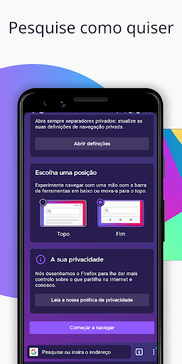 Firefox: navegador privado