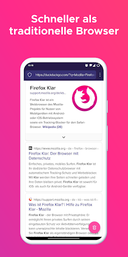 Firefox Klar Browser