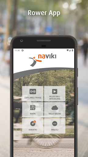 Naviki–nawigacja GPS na roweru PC