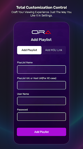 ORA IPTV Player الحاسوب