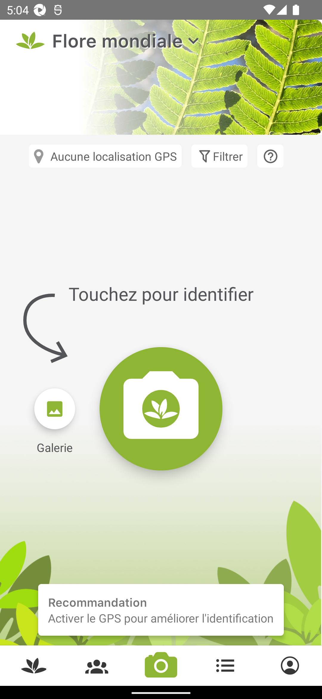 PlantNet Identification Plante PC