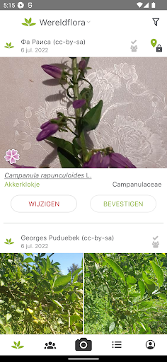 Pl@ntNet plantenidentificatie