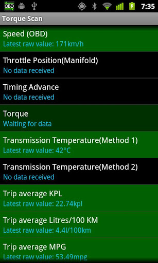 TorqueScan (Torque OBD Plugin)