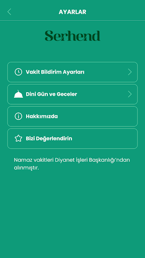 Serhend Takvimi