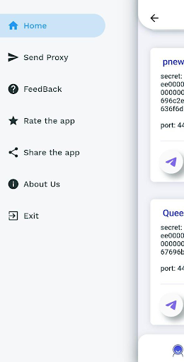 DeeProxy: Proxies for Telegram PC