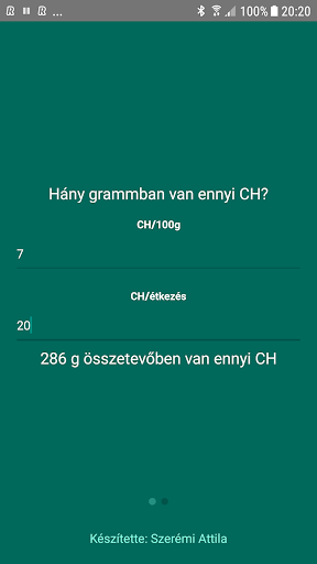 Szénhidrát számoló پی سی