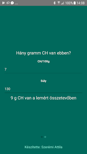 Szénhidrát számoló پی سی