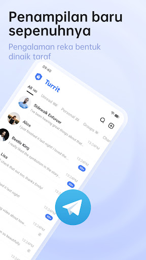 komputer Turrit-Telegram Plus Messenger