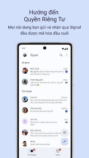 Signal - Giao tiếp riêng tư PC