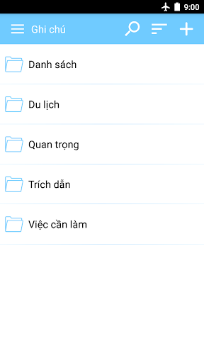 Ghi chú, Sổ tay ứng dụng PC