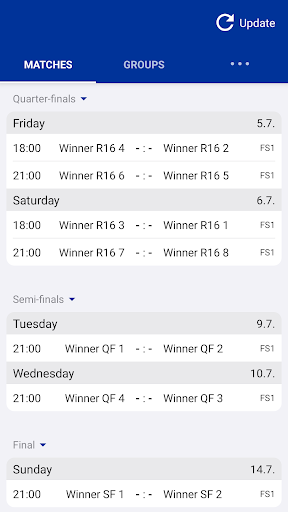 Euro Fixtures 2020 2021 App - Live Scores PC