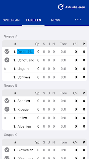 EM Spielplan 2020 2021 - kostenlos - App PC