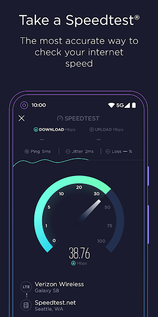 speedtest by ookla for my pc