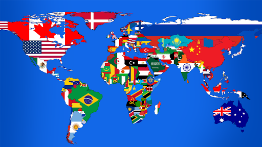 বিশ্ব মানচিত্র ও দেশসমূহ পিসি