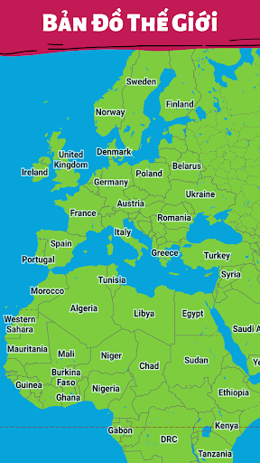 Tất Cả Các Quốc Gia - Bản Đồ PC
