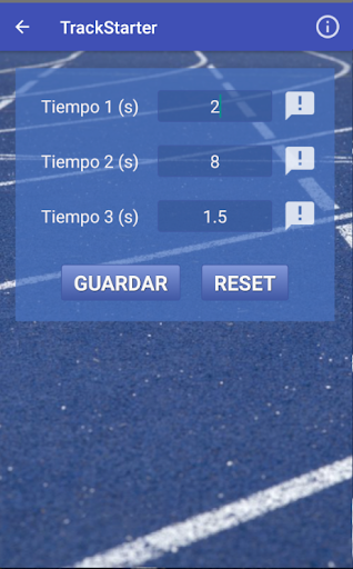 TrackStarter - Salidas Sprint PC