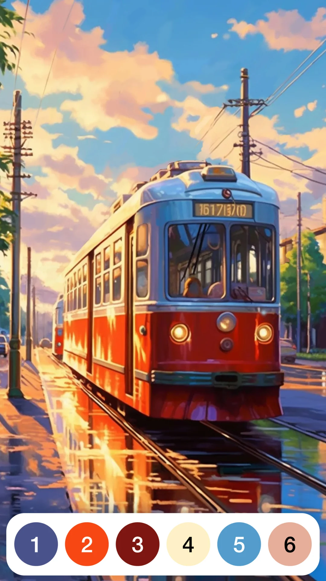 التلوين حسب الرقم - كتاب تلوين مجاني  ولعبة ألغاز الحاسوب