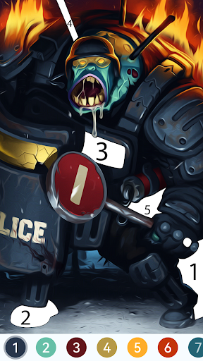 Zombie Paint by Number電腦版