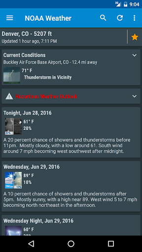 NOAA Weather & Tides