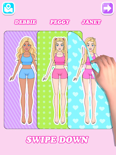 komputer Paper Doll DIY Dress Up Games