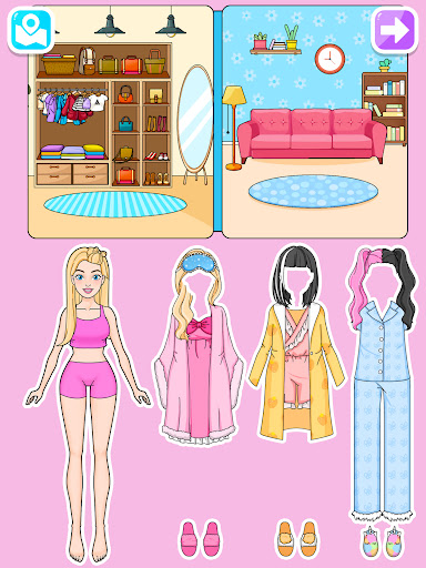 komputer Paper Doll DIY Dress Up Games