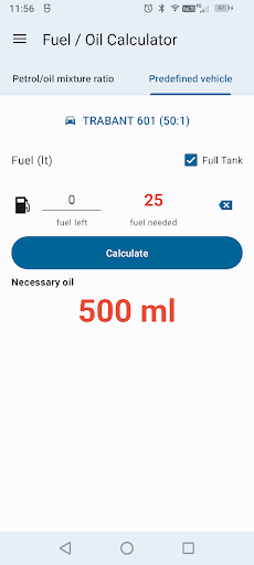 komputer Fuel Oil Mix Calculator