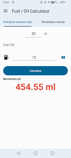 komputer Fuel Oil Mix Calculator