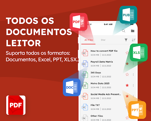 Leitor PDF: Visualizador PDF para PC