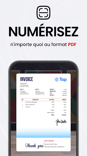 Numérisation de PDF TapScanner PC