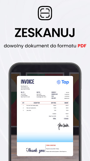 Skaner z aparatu do PDF – aplikacja Tap Scanner