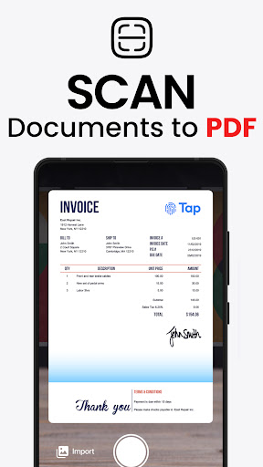 komputer PDF Scanner app - TapScanner