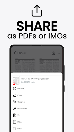 komputer PDF Scanner app - TapScanner