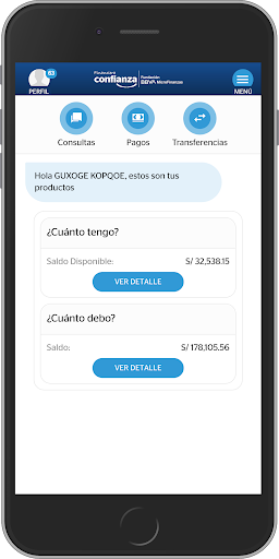 App de Financiera Confianza PC