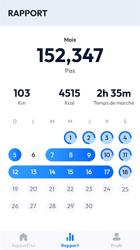 Podomètre - Compteur de Pas PC