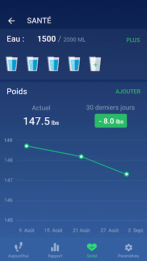 Podomètre - Compteur de Pas PC