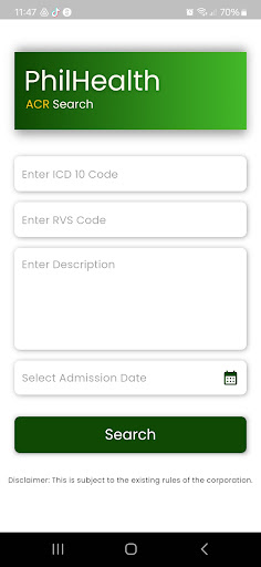 PhilHealth ACR Search PC