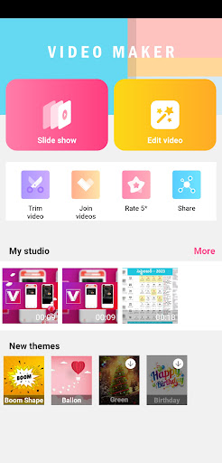 फोटो से वीडियो बनाने वाला ऐप्स پی سی