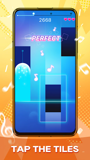 Piano Music Heart: Pop Tiles ПК