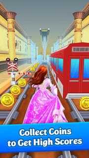 Pink Princess Run - Subway Escape Girl Run Temple