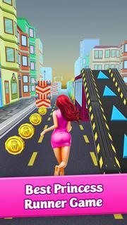 Pink Princess Run - Subway Escape Girl Run Temple