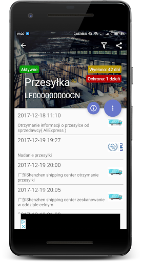 AliPaczka śledzenie przesyłek PC