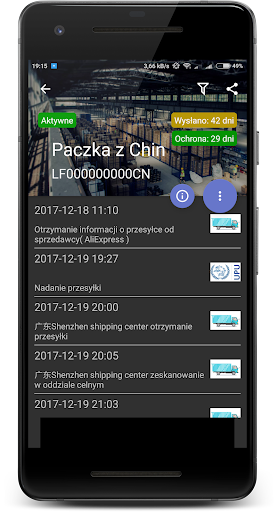 AliPaczka śledzenie przesyłek PC