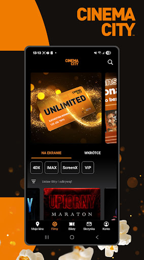 Cinema City: filmy i bilety PC