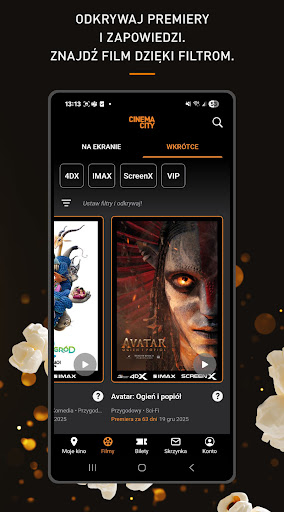 Cinema City: filmy i bilety PC