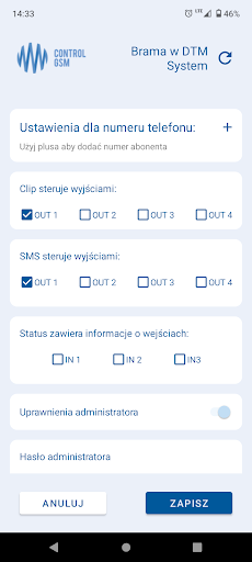 Control GSM Basic PC