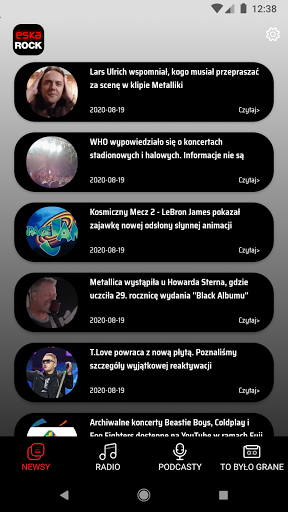 Eska ROCK - radio online PC