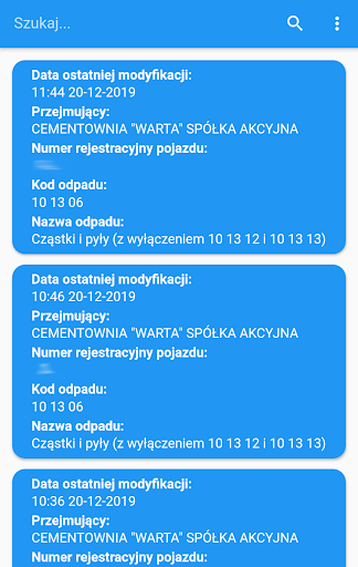 Warta BDO - Potwierdź transpor PC