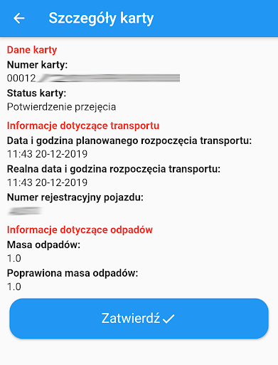 Warta BDO - Potwierdź transpor PC