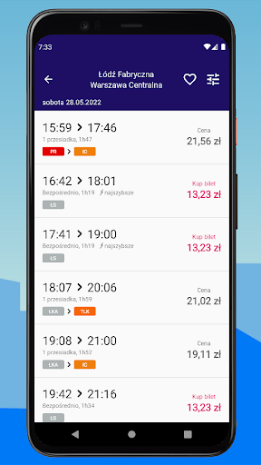 KOLEO - Rozkład PKP i bilety PC